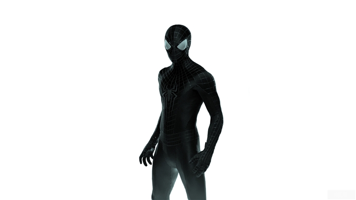 Black Suited Spider-Man 4K