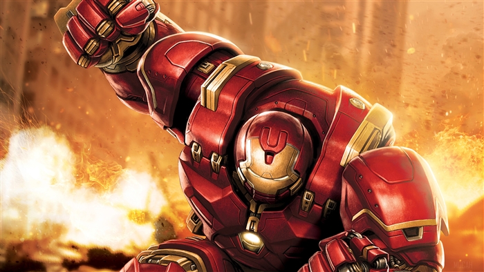 Hulkbuster Iron Man Artwork 4K