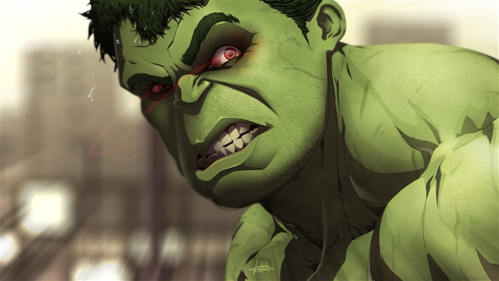 Hulk Amazing Artwork