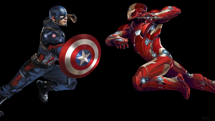 Captain America and Iron Man 4K