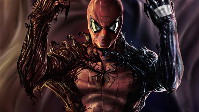 Carnage Venom Spiderman Artwork