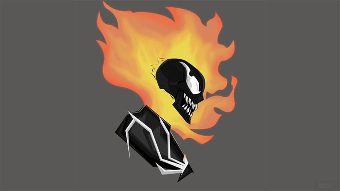 Ghost Rider Venom from Into The Venomverse 4K