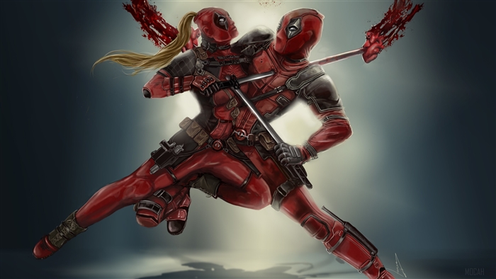 Deadpool vs Lady Deadpool 4K