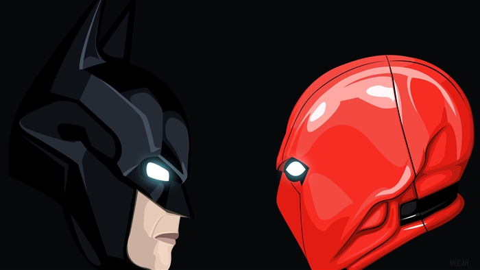 Batman And Red Hood Artwork