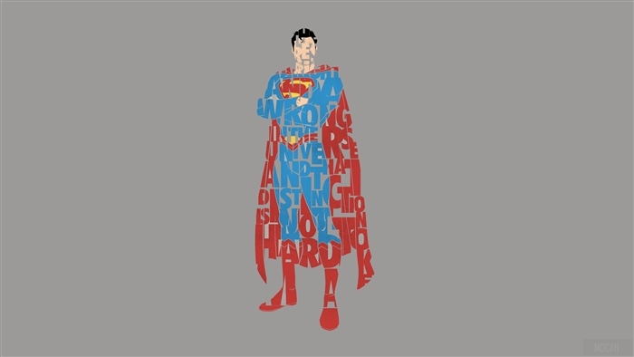Superman Typography