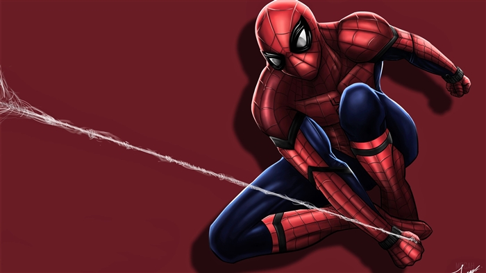 Spiderman Shooting His Web