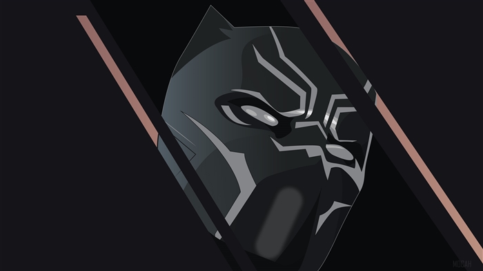 Black Panther from Captain America Civil War Artwork 4K