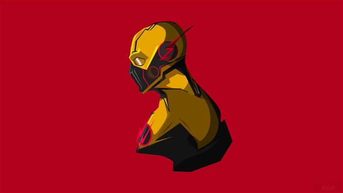 Reverse Flash from DC Comics Minimalism 4K