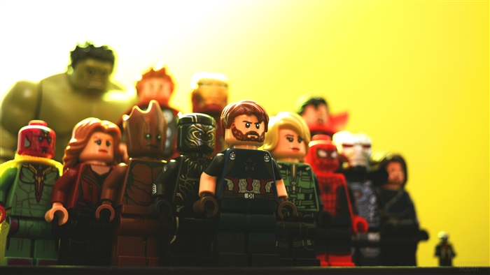 Avengers Infinity War Lego 4K
