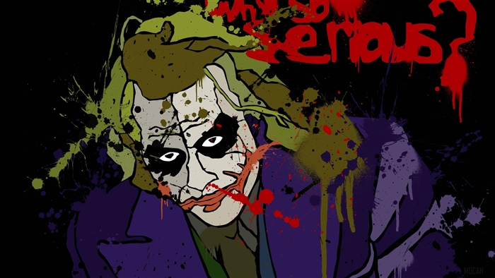 The Joker from Batman Art 4K