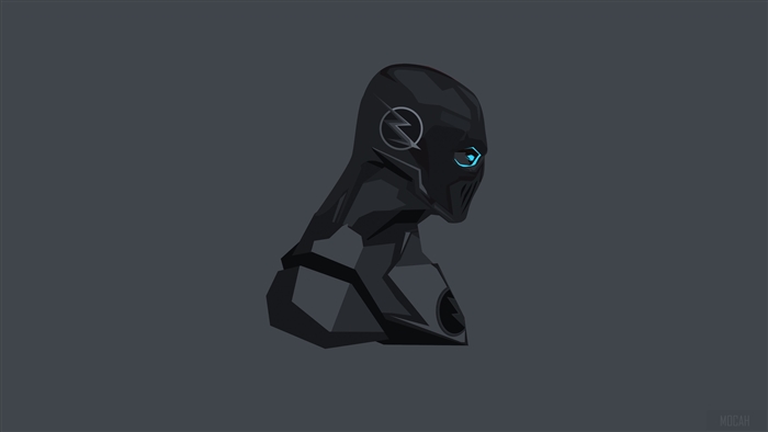 Black Flash from The Flash Minimalism 4K