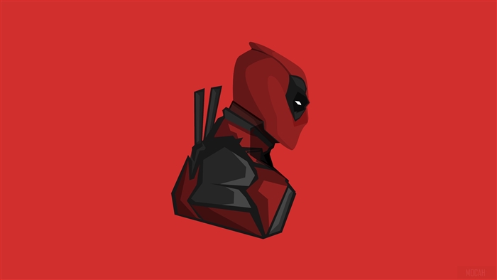 Deadpool 4K Minimalism