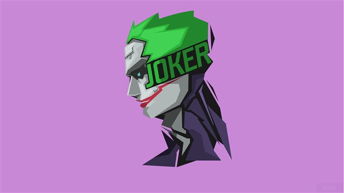 Joker from Batman Minimalist 4K