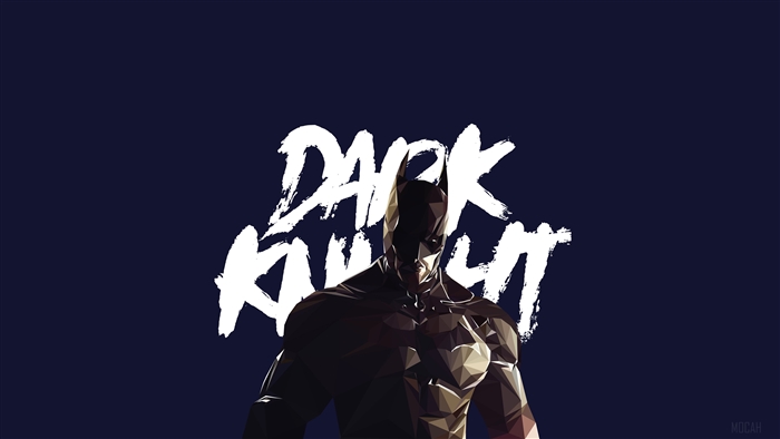 Batman from Dark Knight Low Poly 4K