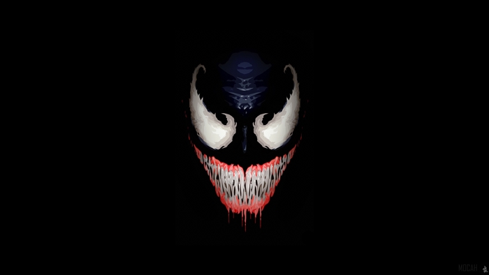 Venom Face Minimalist 4K