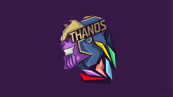 Thanos from Marvel Minimalism 4K