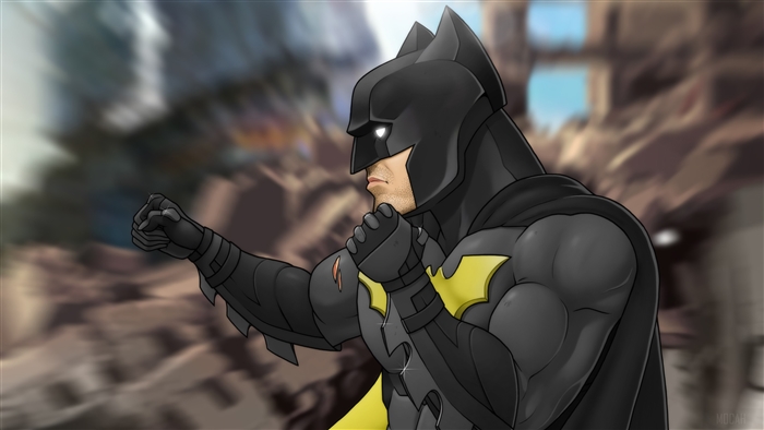 Batman from Justice League Art 4K
