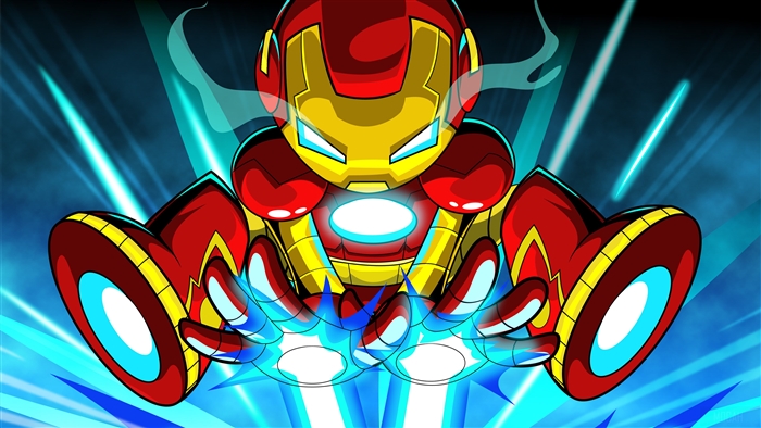 Iron Man Cartoon 4K