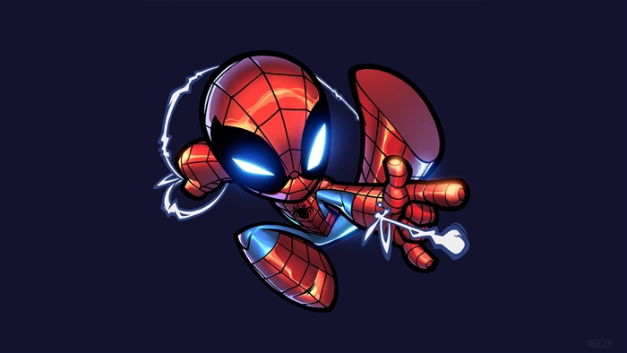 Chibi Spiderman Artwork