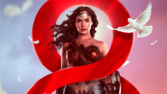 Wonder Woman 4K Poster Design