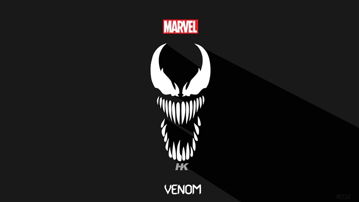 Venom from Marvel Minimalism 4K