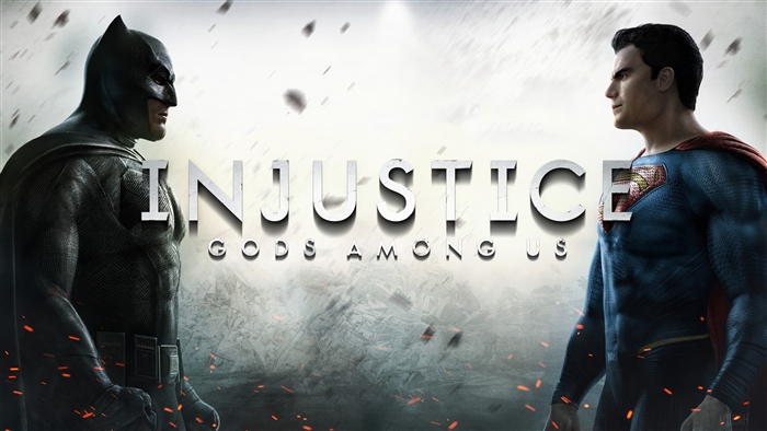Injustice: Gods Among Us Batman vs Superman Key Art 4K
