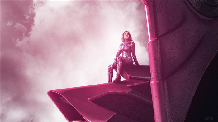 Pink Ranger from 2017 Power Rangers 4K