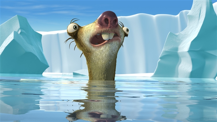 Sid from Ice Age 5 in 4K