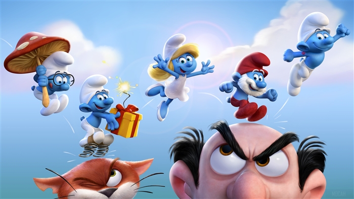 Smurfs from The Smurfs: The Lost Village 4K