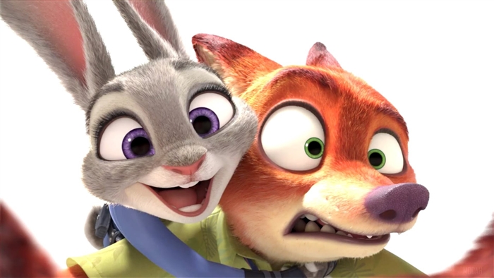 Judy Hopps and Nick Wilde from Zootopia 4K