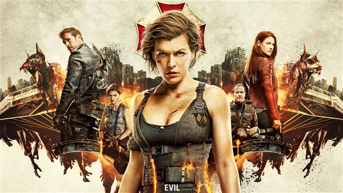 Alice and others from Resident Evil The Final Chapter 4K