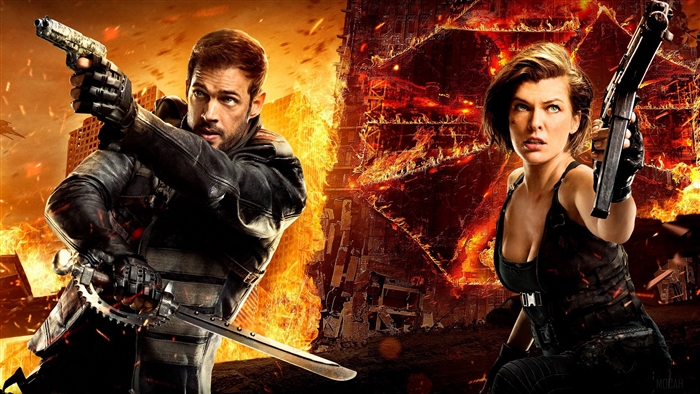 Alice and Chris from Resident Evil The Final Chapter 4K