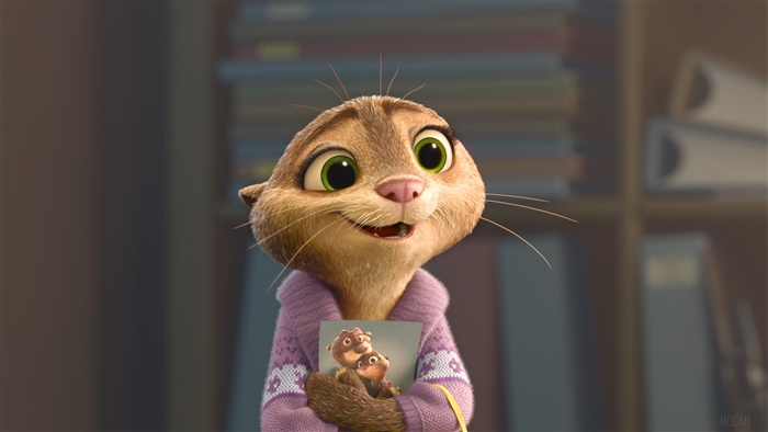 Mrs. Otterton from Zootopia 4K