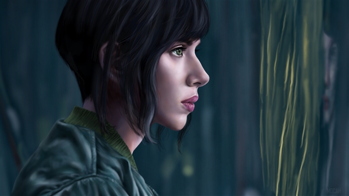 Scarlett Johansson as Major Kusanagi from Ghost in the Shell 4K