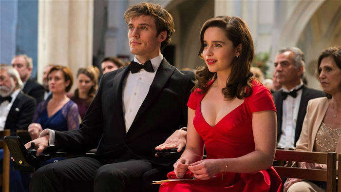Emilia Clarke and Sam Claflin in Me Before You 4K