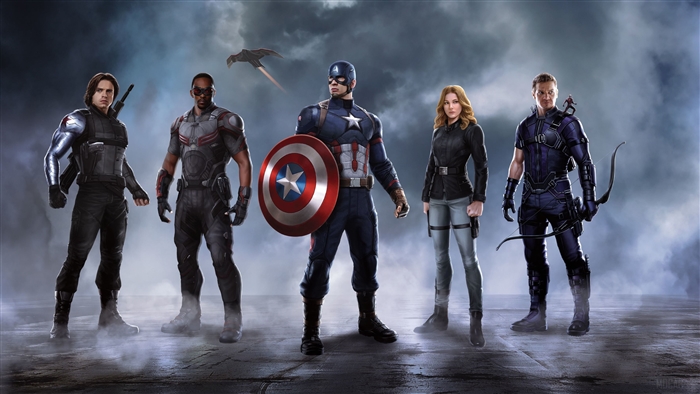 Captain America Crew from Captain America Civil War 4K
