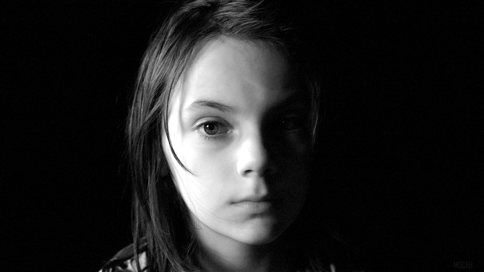 Dafne Keen as Laura Kinney in Logan 4K