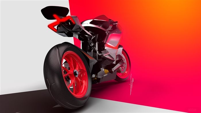 Ducati Zero Electric 2020 Motorcycle Rear 4K