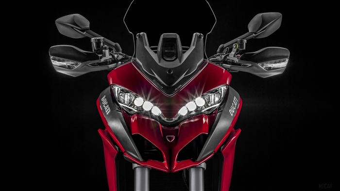 Ducati Multistrada 1200S Motorcycle Front View 4K