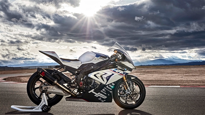 BMW HP4 Race motorcycle on a racetrack