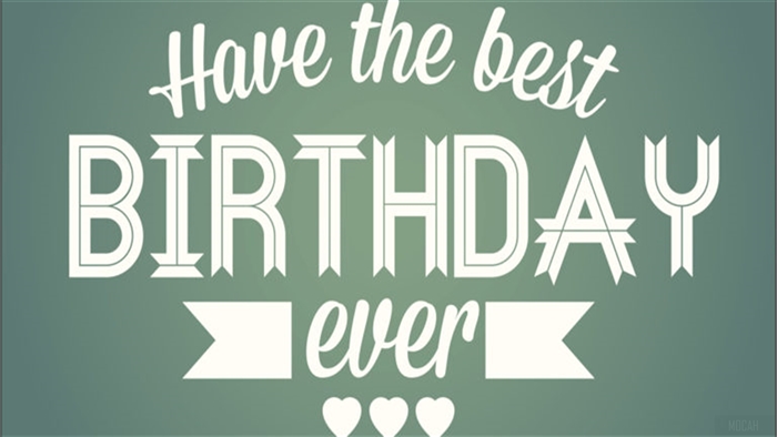 Have the best birthday