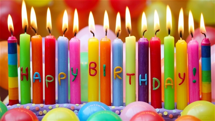 Happy Birthday Candles 4K