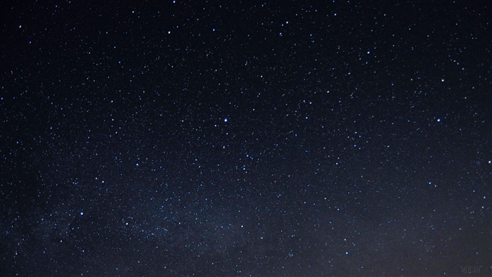 Starry night sky 4K