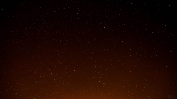 Starry night sky 4K