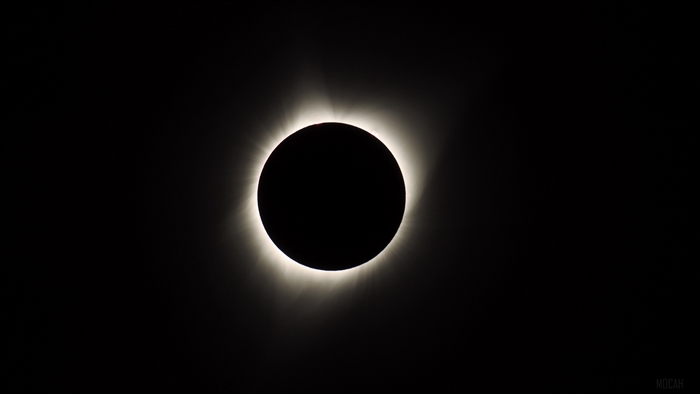 Total solar eclipse with corona