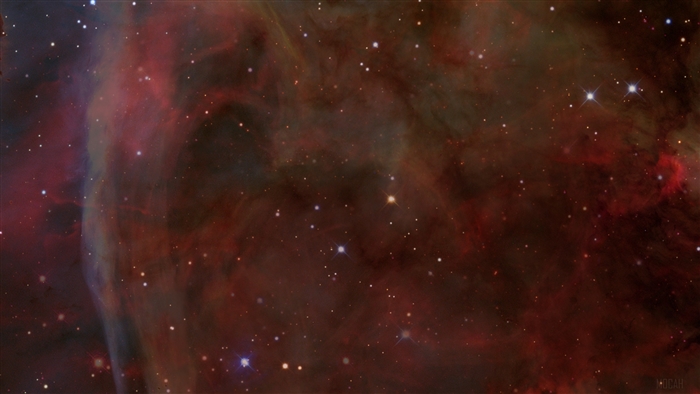 Galaxy with stars and planetary fog 4K