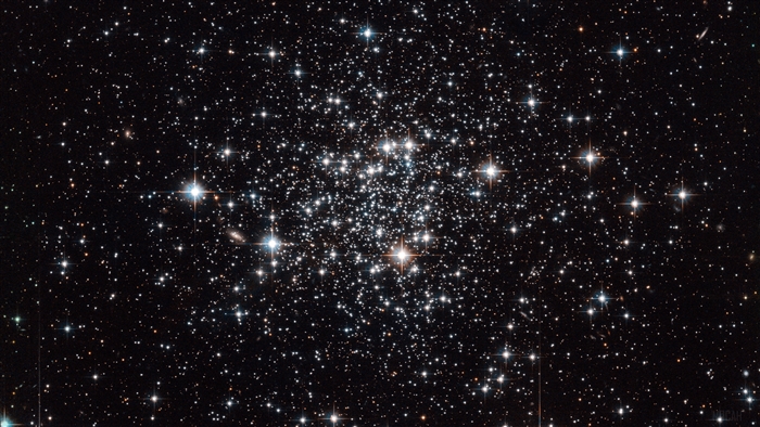 Terzan 7 globular cluster in starry sky 4K