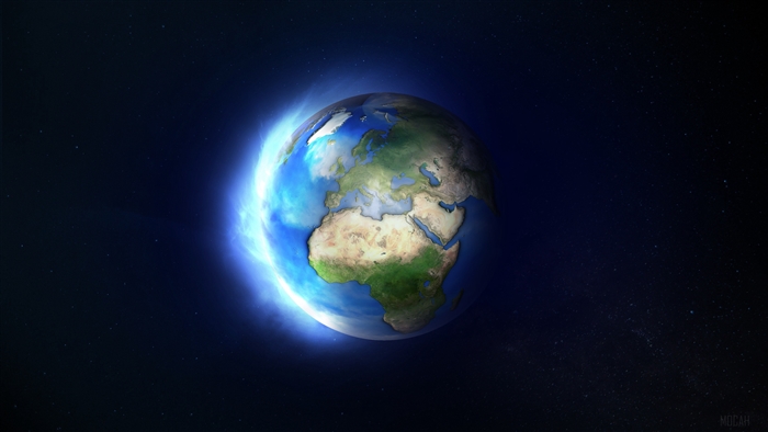 Earth in space 4K