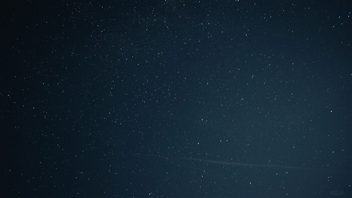 Starry night sky 4K
