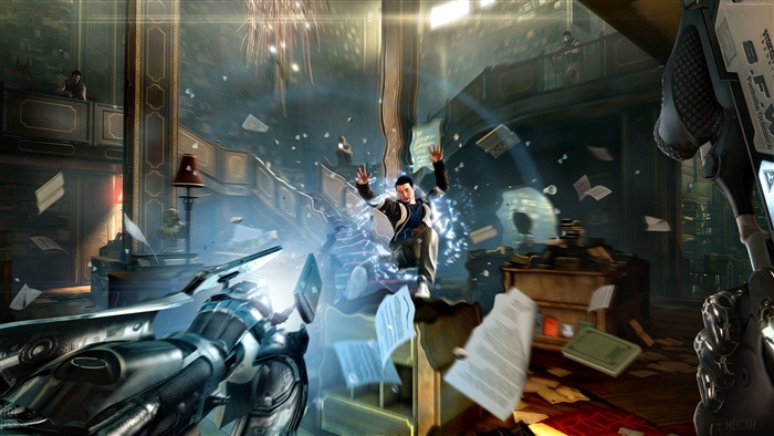 Adam Jensen in Deus Ex: Mankind Divided 4K
